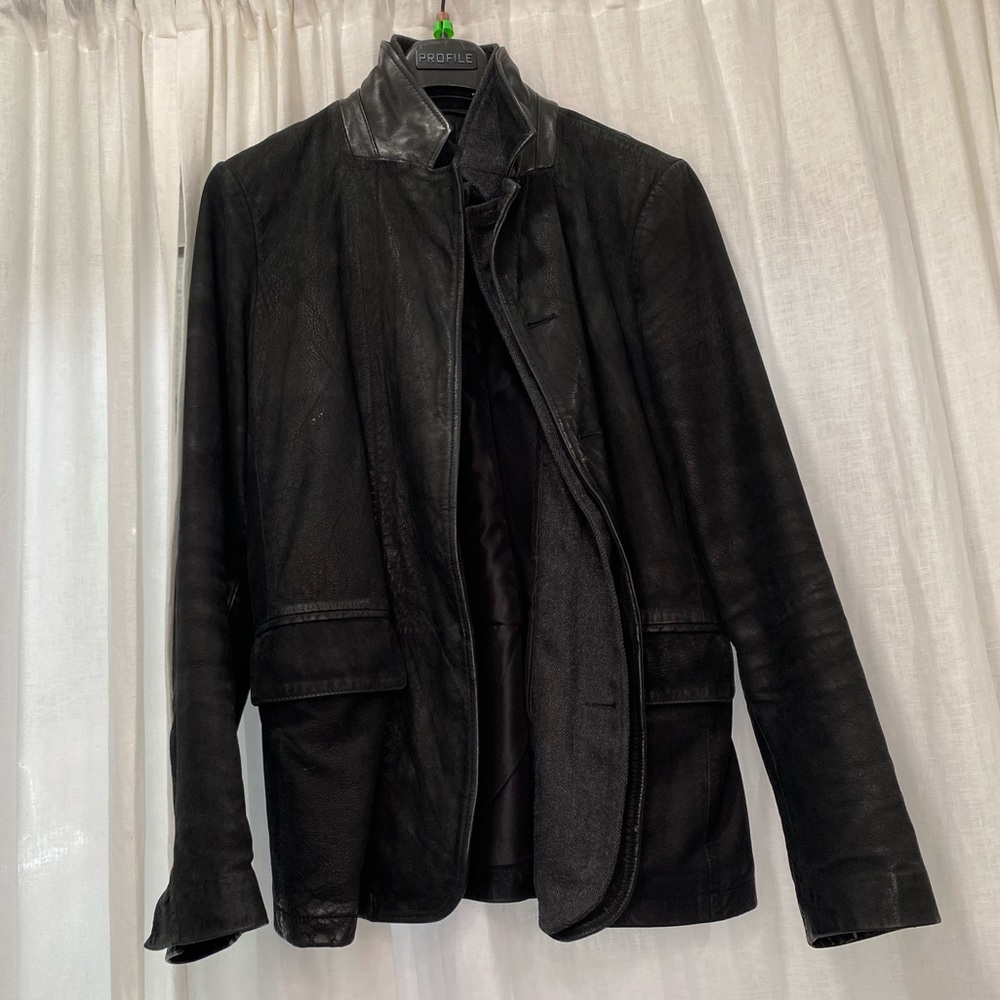 All Saints Leather Coat/Jacket